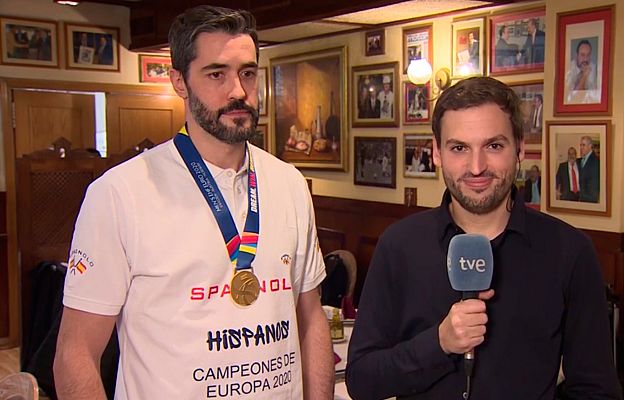 Telediario 1 - Raúl Entrerríos: "El billete directo a Tokio nos da mucha satisfacción"