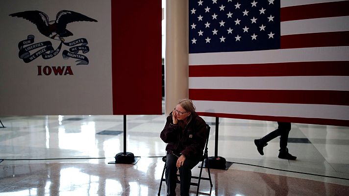 Telediario 1 - Iowa abre las primarias demócratas
