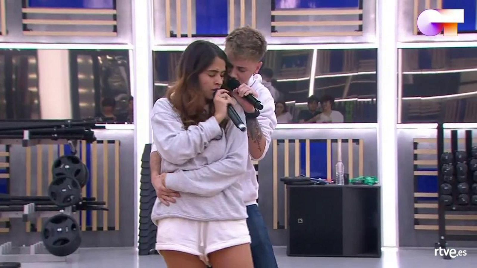 OT 2020 - Hugo y Anajú ensayan "Señorita" - RTVE.es | Ver