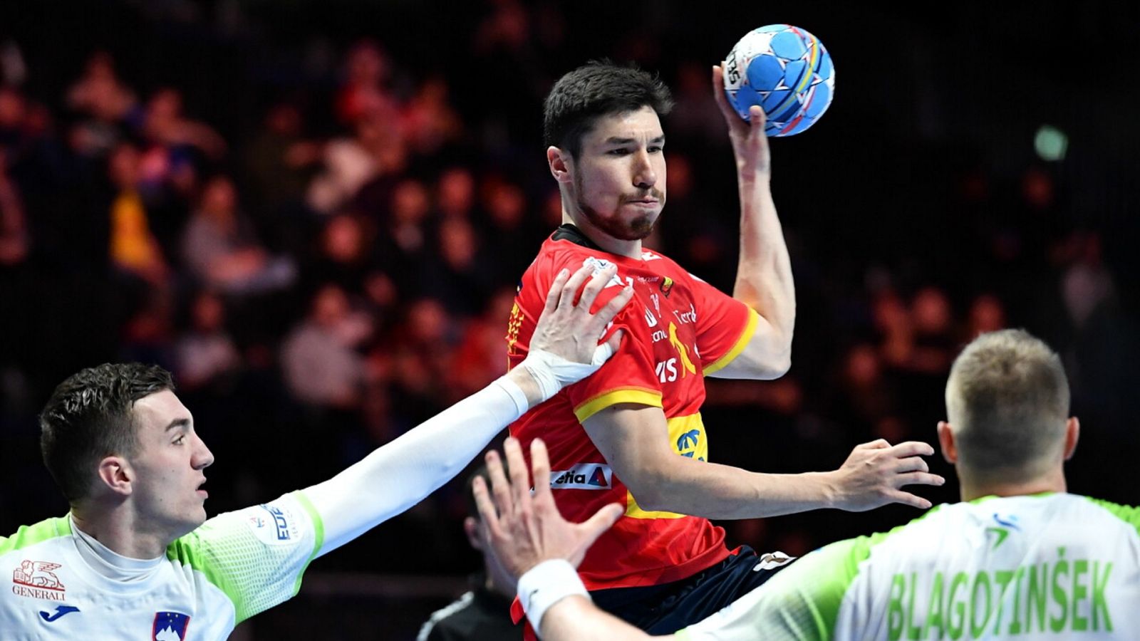 Balonmano - Campeonato de Europa Masculino. 2ª Semifinal: España - Eslovenia - ver ahora
