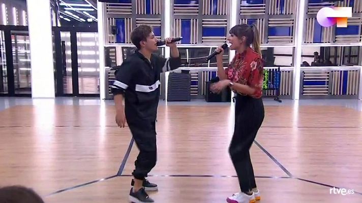 OT 2020 - Maialen y Nick cantan Semilla Negra 1r pase de micros
