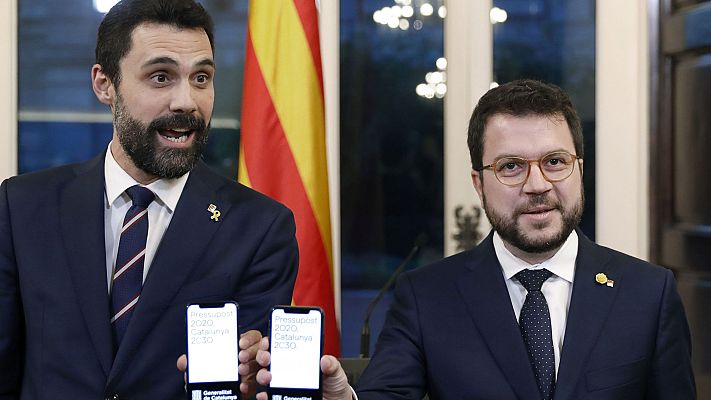 Telediario 1 - El inicio de la tramitación de los presupuestos activa la cuenta atrás para las elecciones en Cataluña