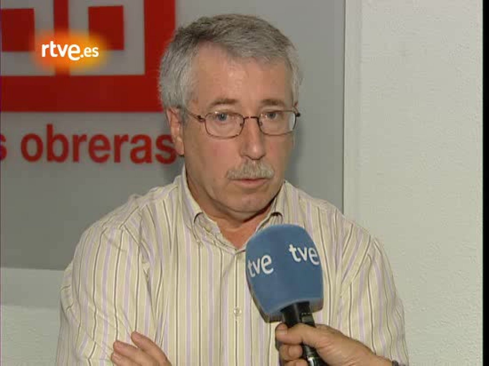 Entrevista exclusiva de TVE: Toxo considera "imposibles" las demandas de la CEOE | Ver