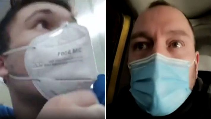 Telediario 1 - Dos españoles relatan cómo viven bajo las medidas para evitar la transmisión del coronavirus en China