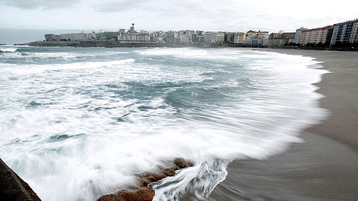 El tiempo - Precipitaciones localmente persistentes en el oeste de Galicia