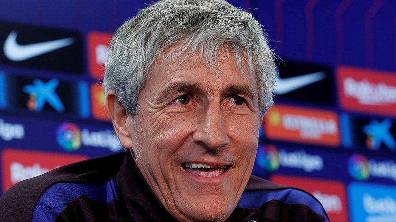 Setién: "Yo prefiero trabajar con menos gente"