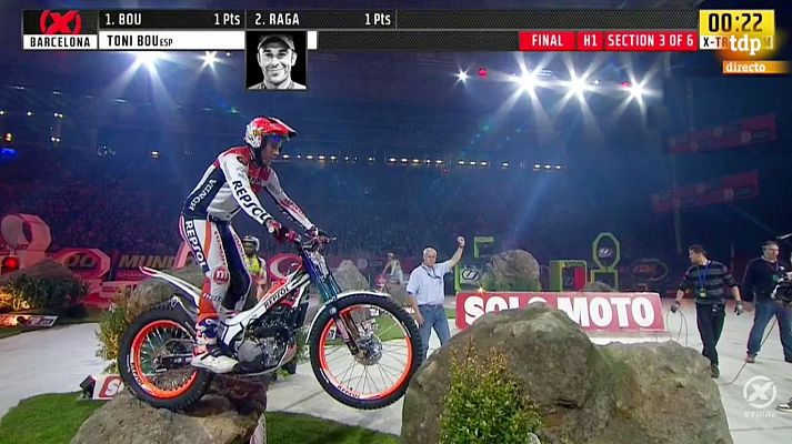 Motociclismo - Trial Indoor. Cto. del Mundo X-Trial. Prueba Barcelona