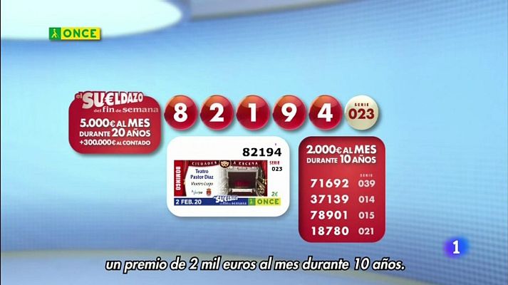 Sorteos ONCE - Sorteo ONCE - 02/02/20