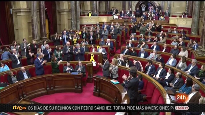Parlamento - Ruptura del gobierno catalán