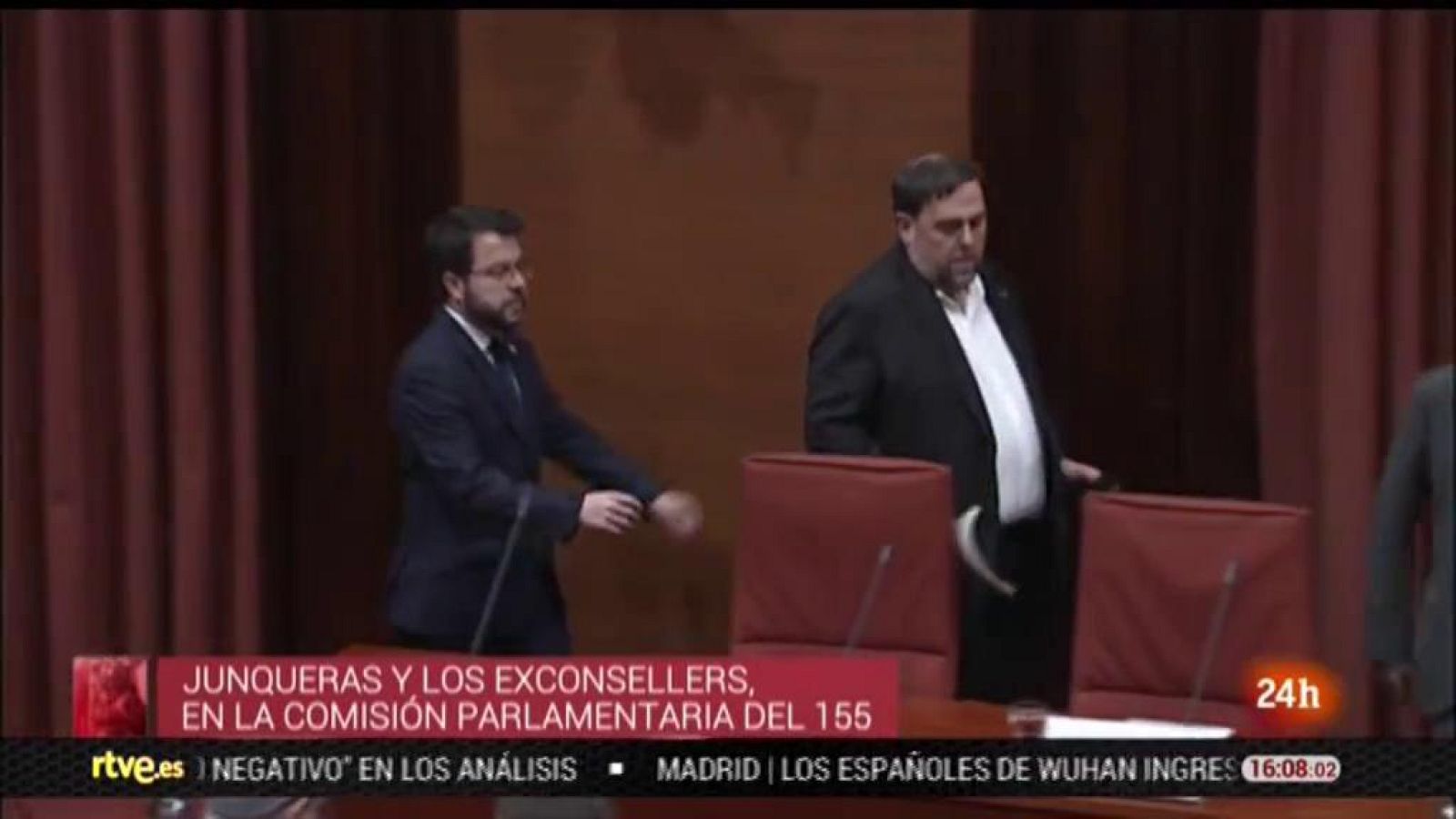 Parlamento - Otros Parlamentos - Los políticos presos en la comisión del 155 del Parlament - 01/02/2020
