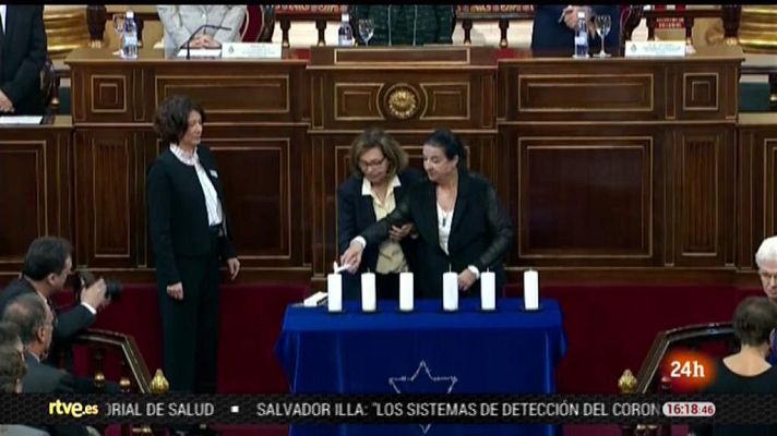 Parlamento - Homenaje a las víctimas del Holocausto