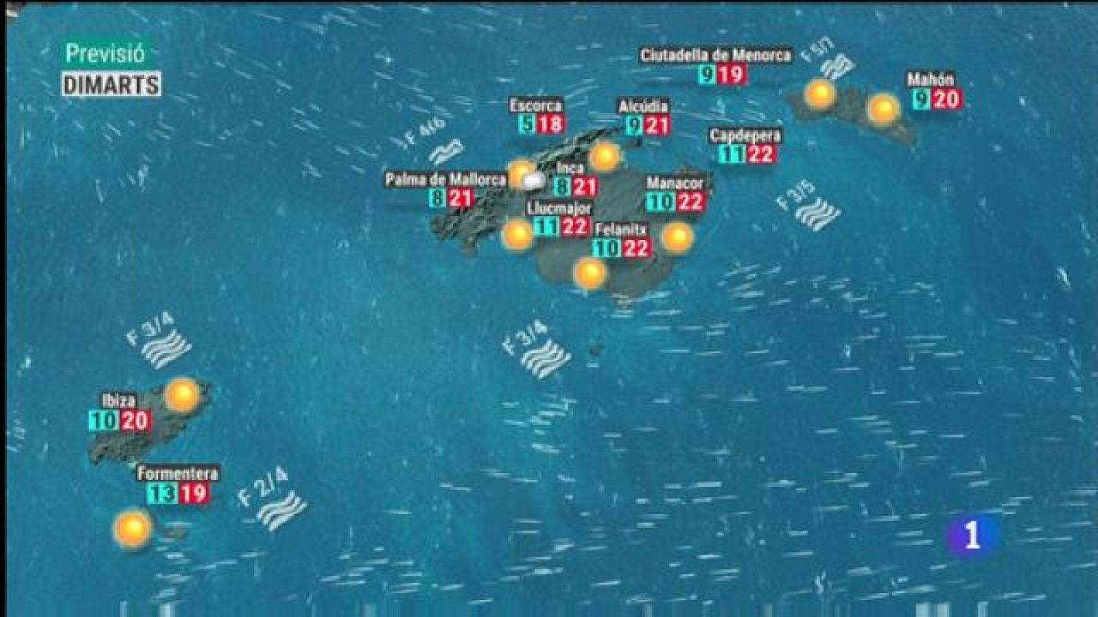El temps a les Illes Balears - 03/02/20