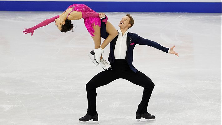 Patinaje sobre hielo - Torneo cuatro continentes. Programa corto danza