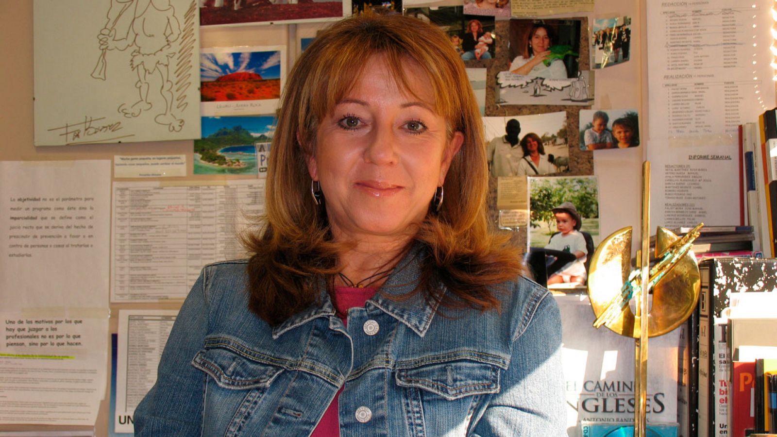 Alicia G. Montano en fotos de su carrera en RTVE