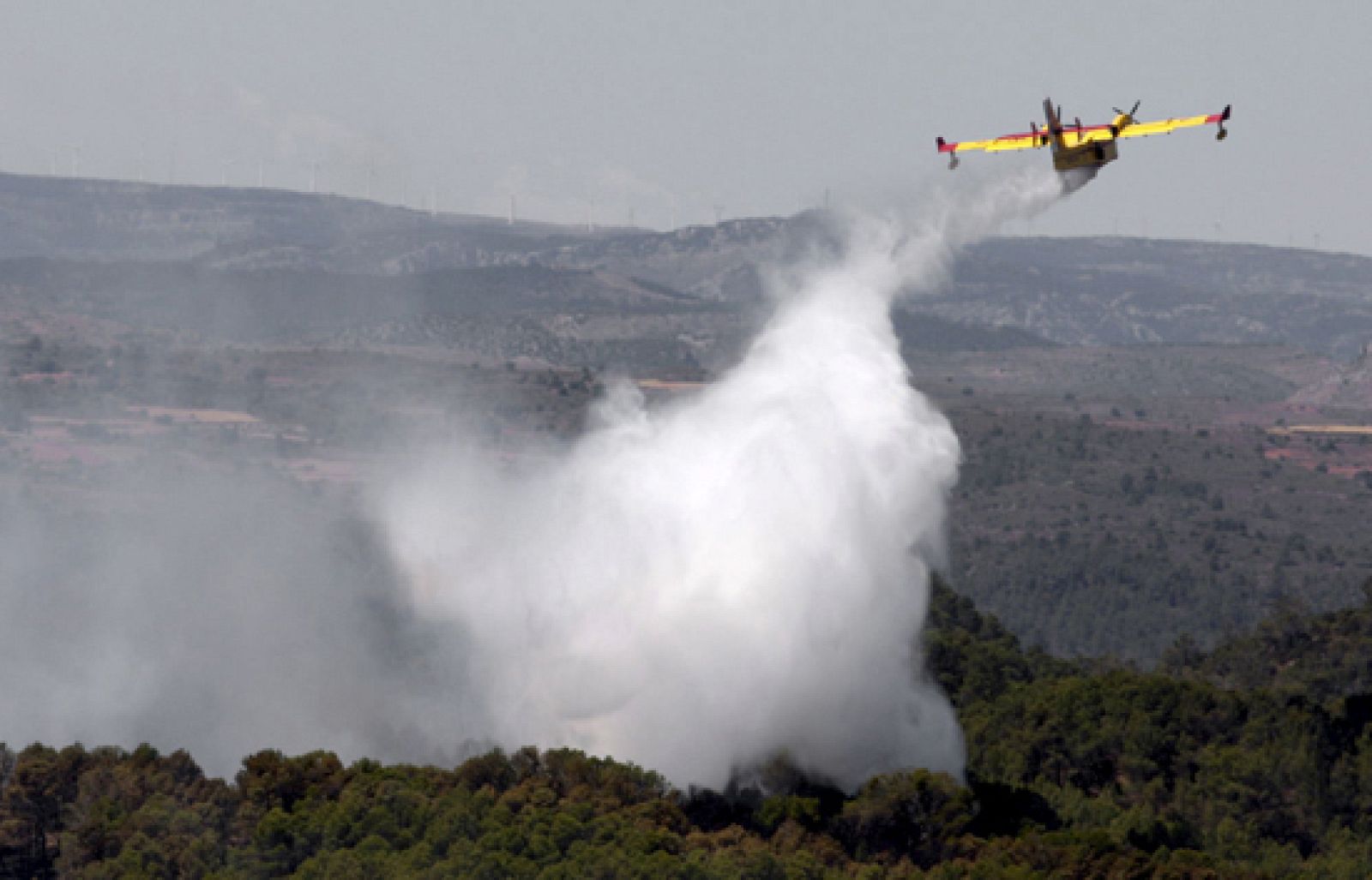 En Teruel sigue habiendo focos fuera de control.