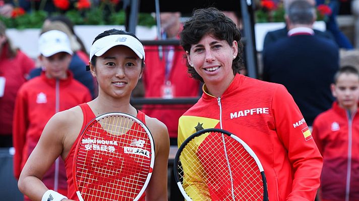 Tenis - Carla Suárez no da opción a Misaki Doi; España 2-0 Japón