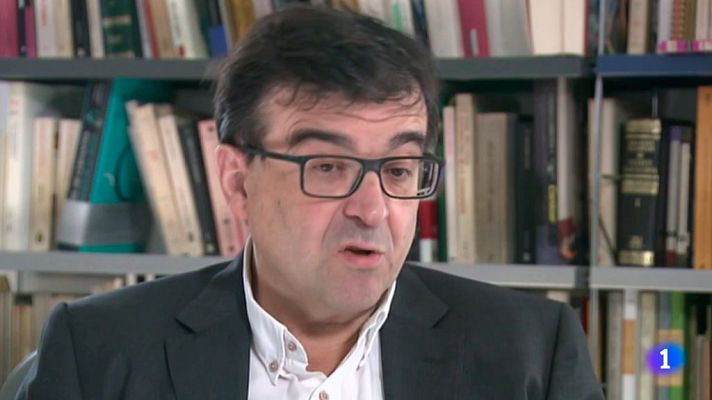 Telediario 1 - El escritor Javier Cercas ha sido el protagonista de la jornada en 'Barcelona Negra'