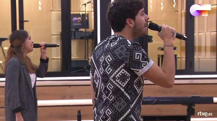 OT 2020 - Anajú y Javy cantan "Amor eterno" 2o pase de micros