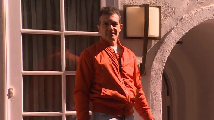 Telediario 1 - Antonio Banderas: "No soy el favorito en absoluto"