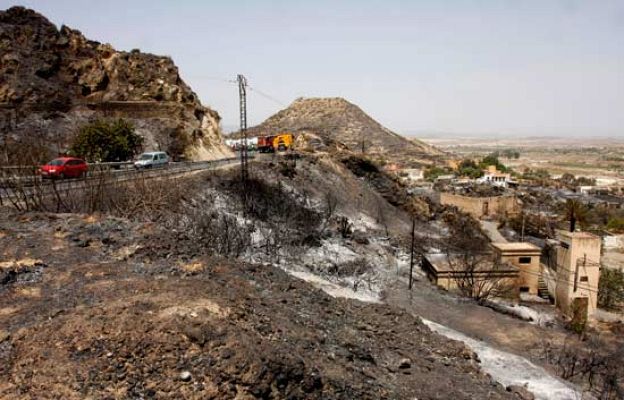  - Estabilizado el incendio de Almería