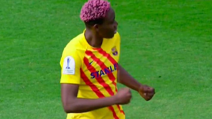 Fútbol - Gol de Oshoala (0-7) en la final de la Supercopa