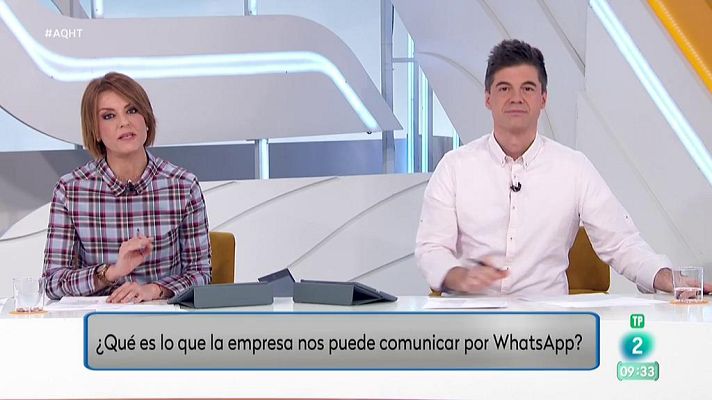 Aquí hay trabajo - Qué SÍ y qué NO te puede decir tu empresa por WhatsApp