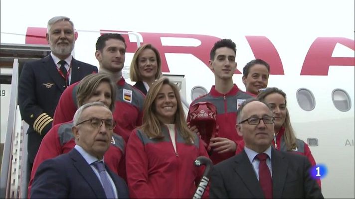 Telediario 1 - Los deportistas españoles ya sueñan con triunfar en Tokio 2020