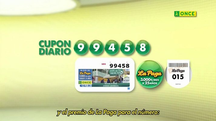 Sorteos ONCE - Sorteo ONCE - 12/02/20