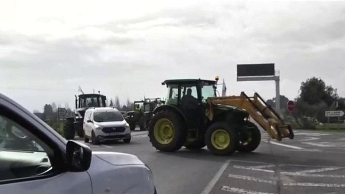 La mañana - Nuevas protestas en Málaga por la situación agraria