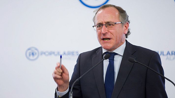 Telediario 1 - Alfonso Alonso, reacio a pactar con Cs en el País Vasco