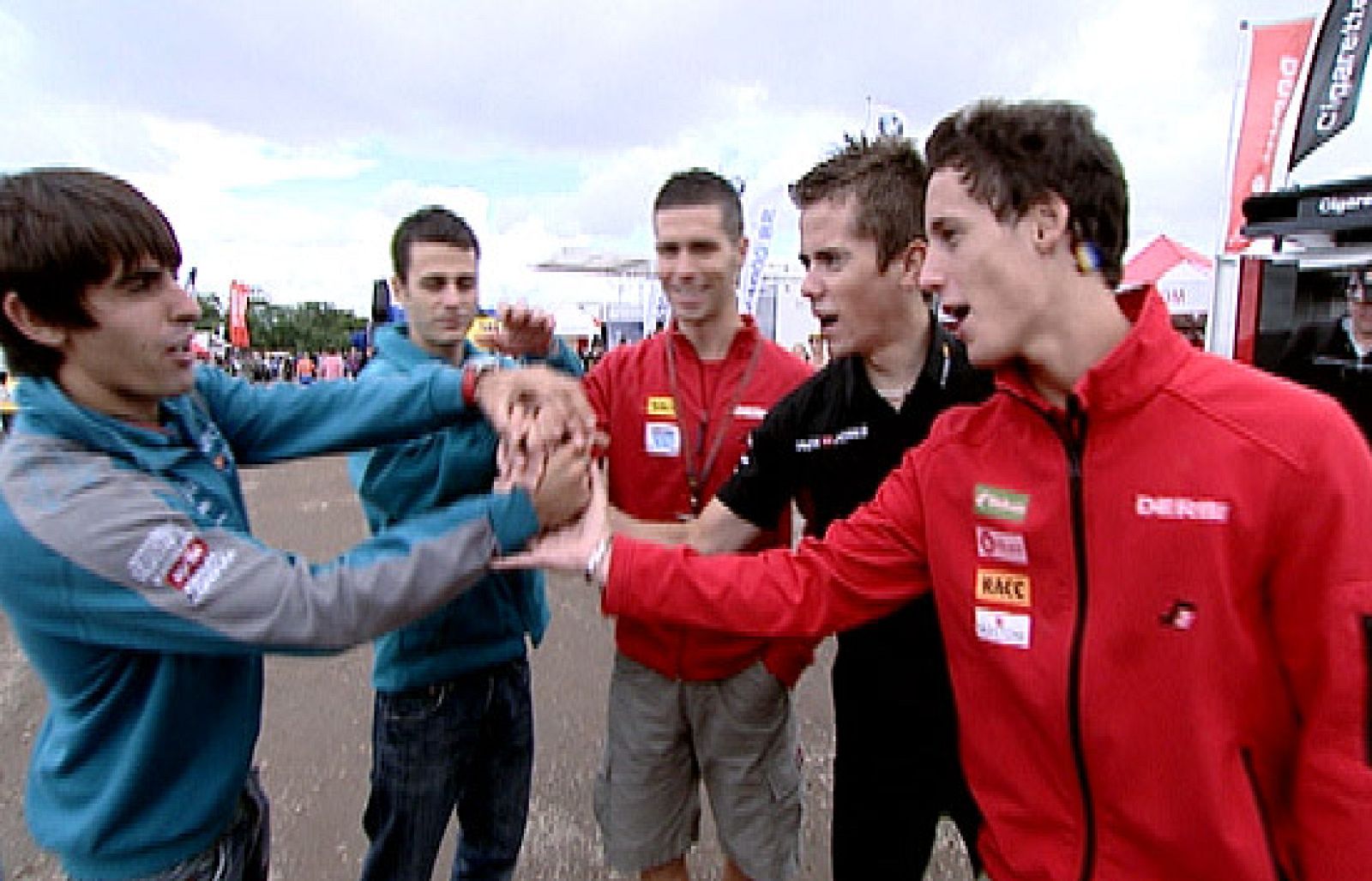 Los 5 pilotos españoles de 125 cc que coparon los primeros puestos en el Gran Premio de Alemania reviven su gesta.