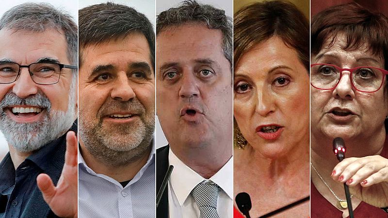 Las cárceles catalanas aprueban permisos de salida para cinco de los nueve presos condenados por el 'procés'