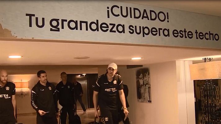 Telediario 1 - Así conviven en el mismo hotel los ocho equipos de la Copa