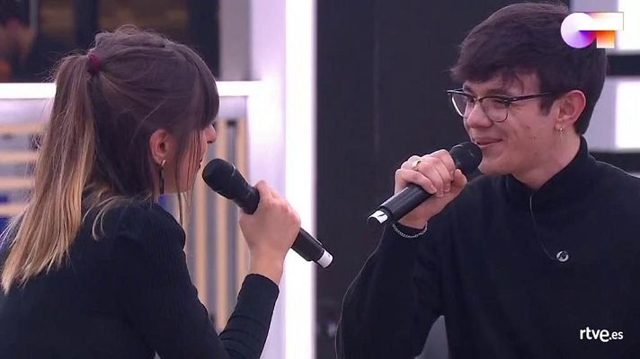 OT 2020 - Flavio y Maialen cantan "Perfect Day" 2o pase de micros