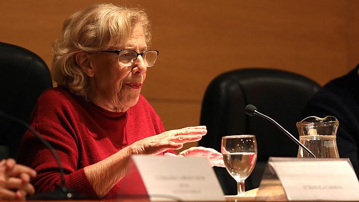 Telediario 1 - Carmena dice que "se equivocó" al crear Más Madrid