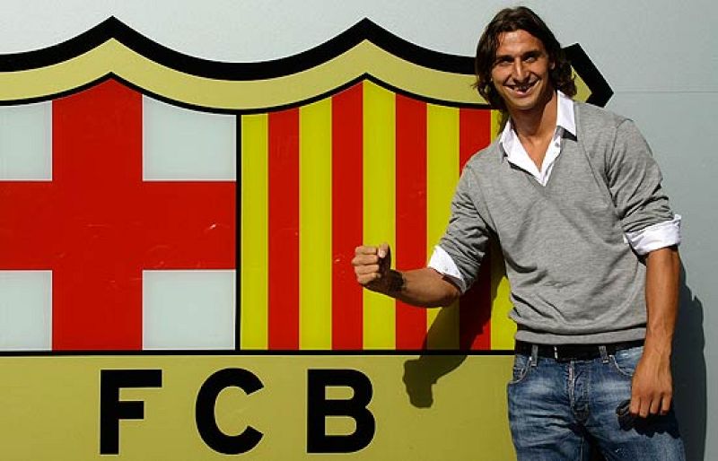 Ibrahimovic ya está en Barcelona