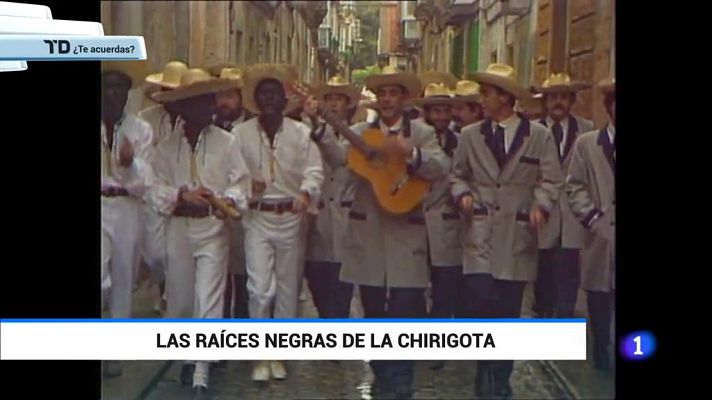 Telediario 1 - Las raíces negras de la chirigota