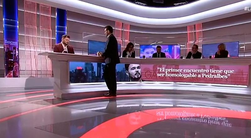 Rufían, sobre la figura del relator: "Por nuestra parte no vamos a meter más presión a una mesa que le va a sobrar" -RTVE.es - La noche en 24h | Ver