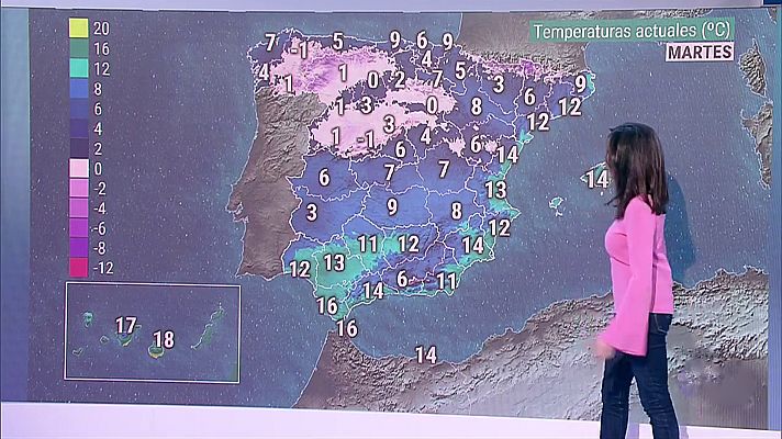 El tiempo - Descenso notable de las temperaturas en el área mediterránea