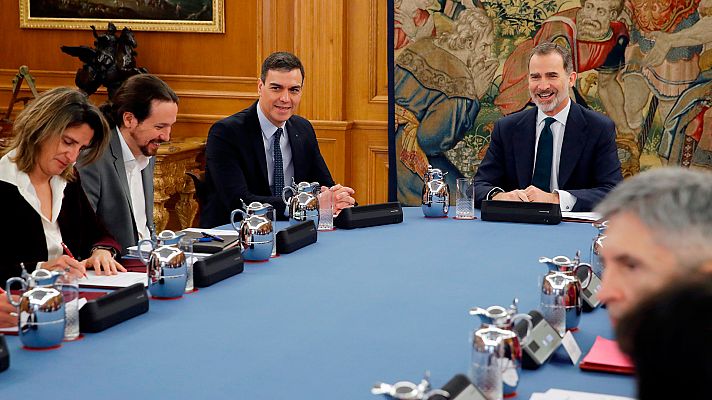 Informativo 24h - El rey preside el Consejo de Ministros en Zarzuela