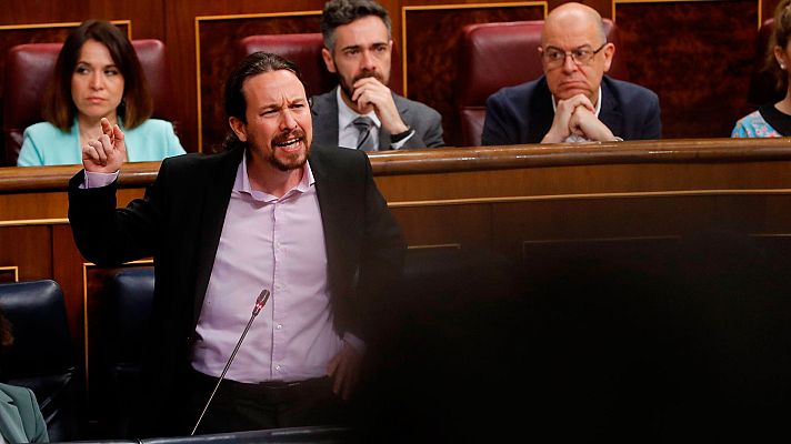 Informativo 24h - Iglesias estalla contra el PP, al que reprocha "descojonarse" al hablar de niñas prostituidas