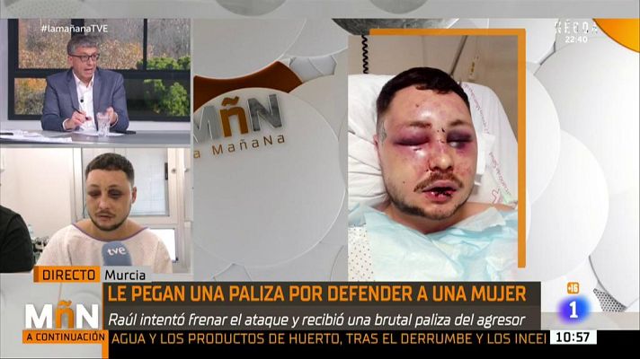 La mañana - Un joven deberá pasar por quirófano tras defender a una maltratada de su pareja