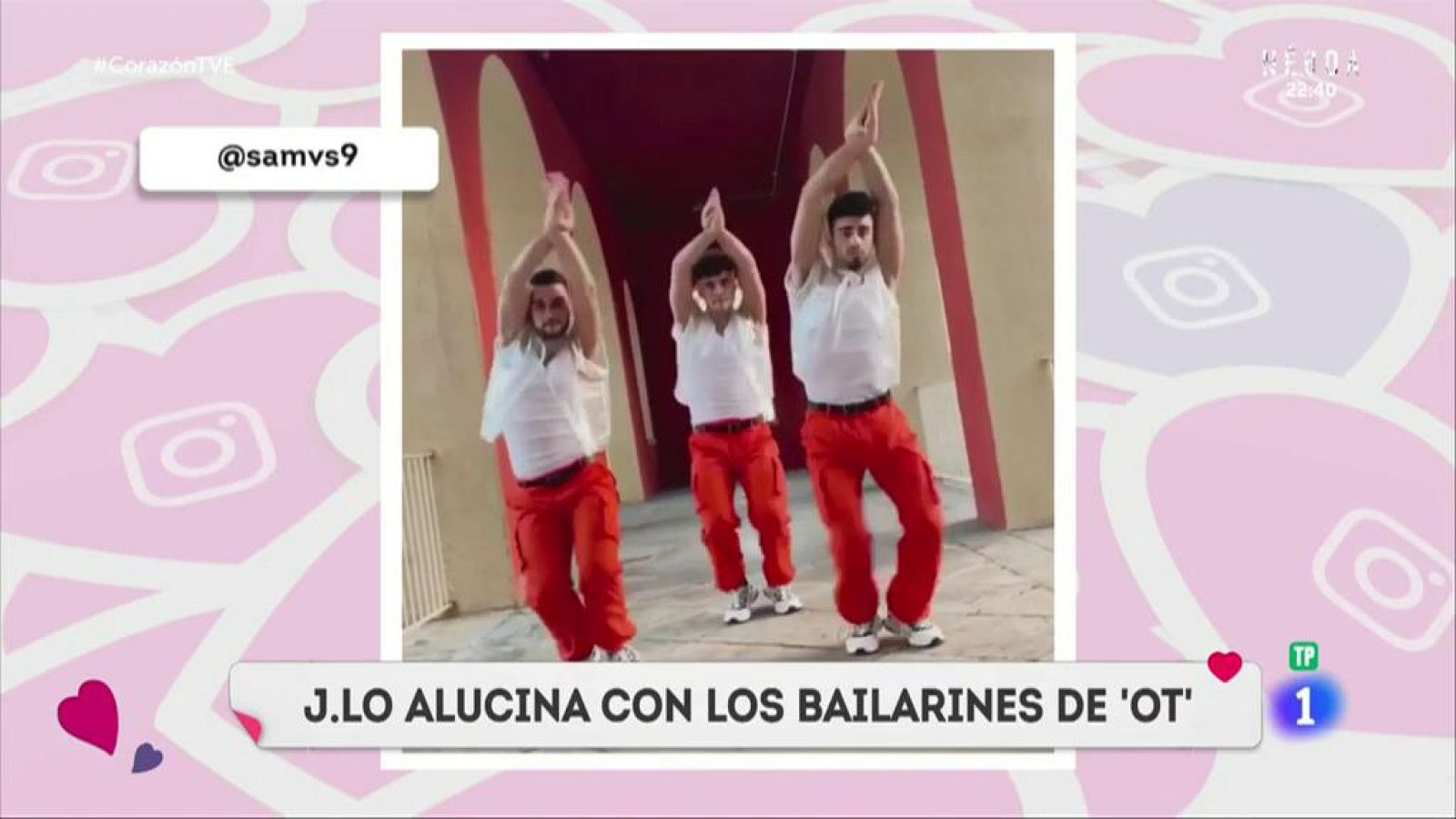 Corazón - Jennifer López alucina con los bailarines de Operación Triunfo