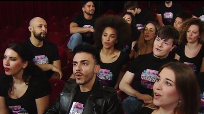 Telediario 1 - Los elegidos para el nuevo espectáculo de Mecano: "Cruz de navajas"