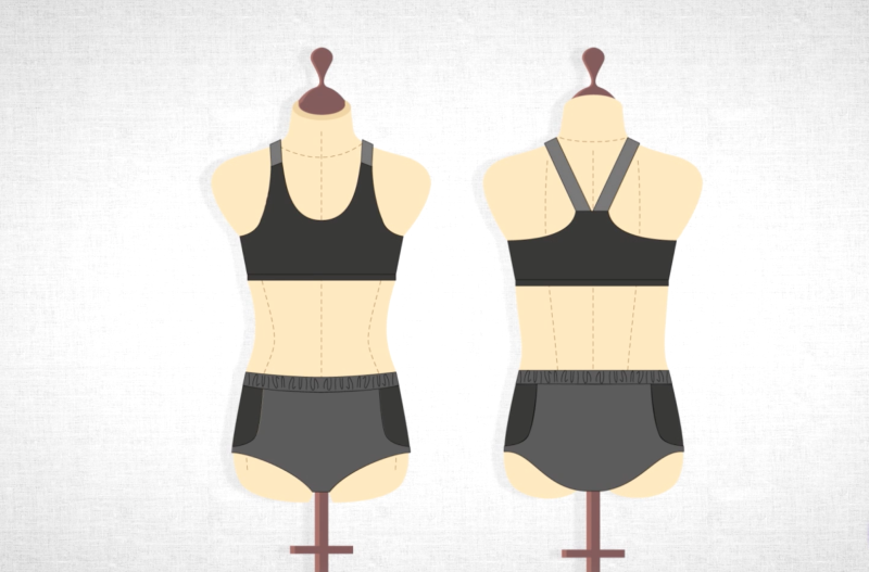 Así se hace un conjunto de ropa interior deportiva | Ver