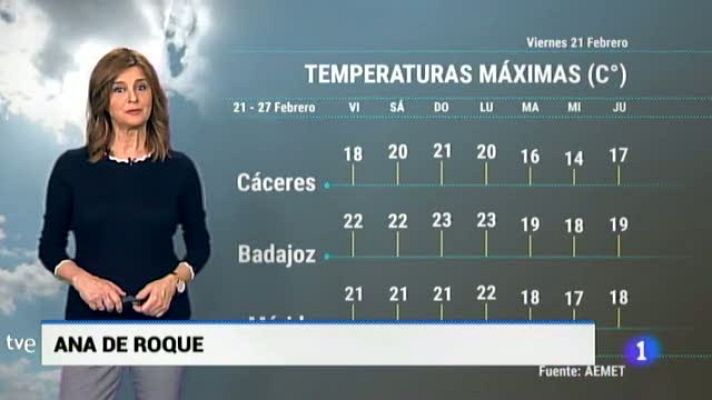Noticias de Extremadura - El tiempo en Extremadura - 21/02/20