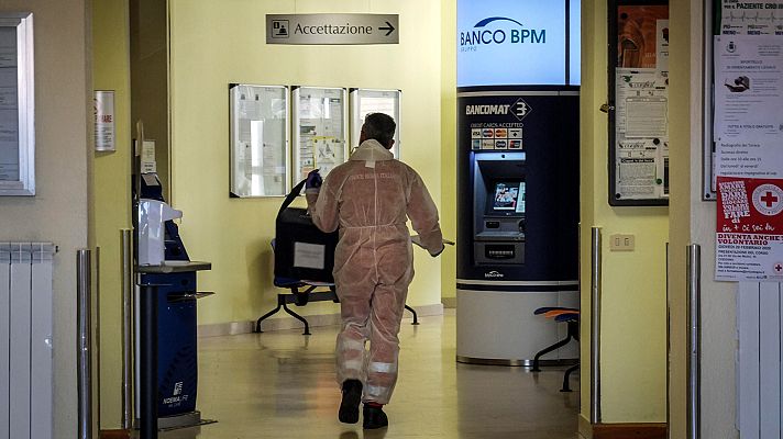 Telediario 1 - Segunda muerte en Italia por coronavirus, que suma 51 contagiados