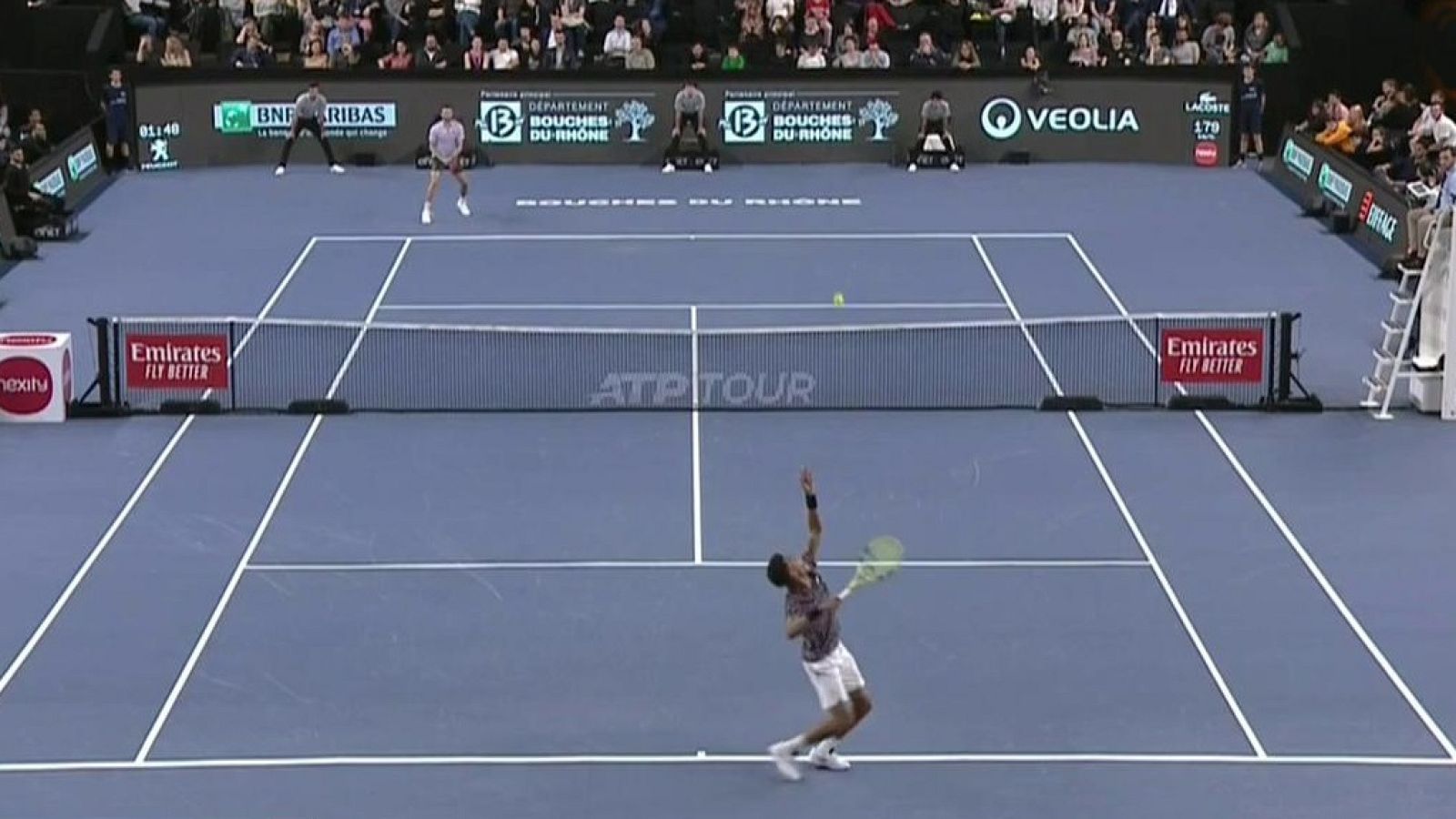 Tenis - ATP 250 Torneo Marsella. 2ª Semifinal: G. Simon - F. Auger-Aliassime - ver ahora