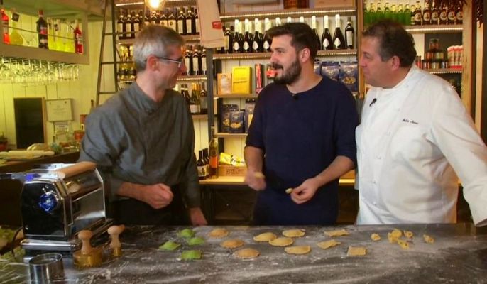 Aquí la Tierra - Fabio nos enseña los tipos de pasta rellena