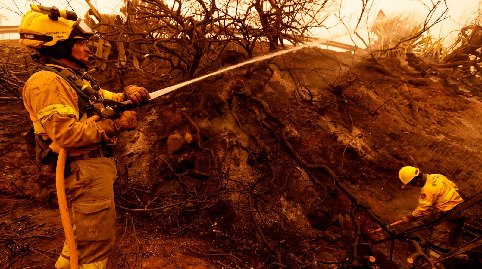El incendio de Tenerife, bajo control